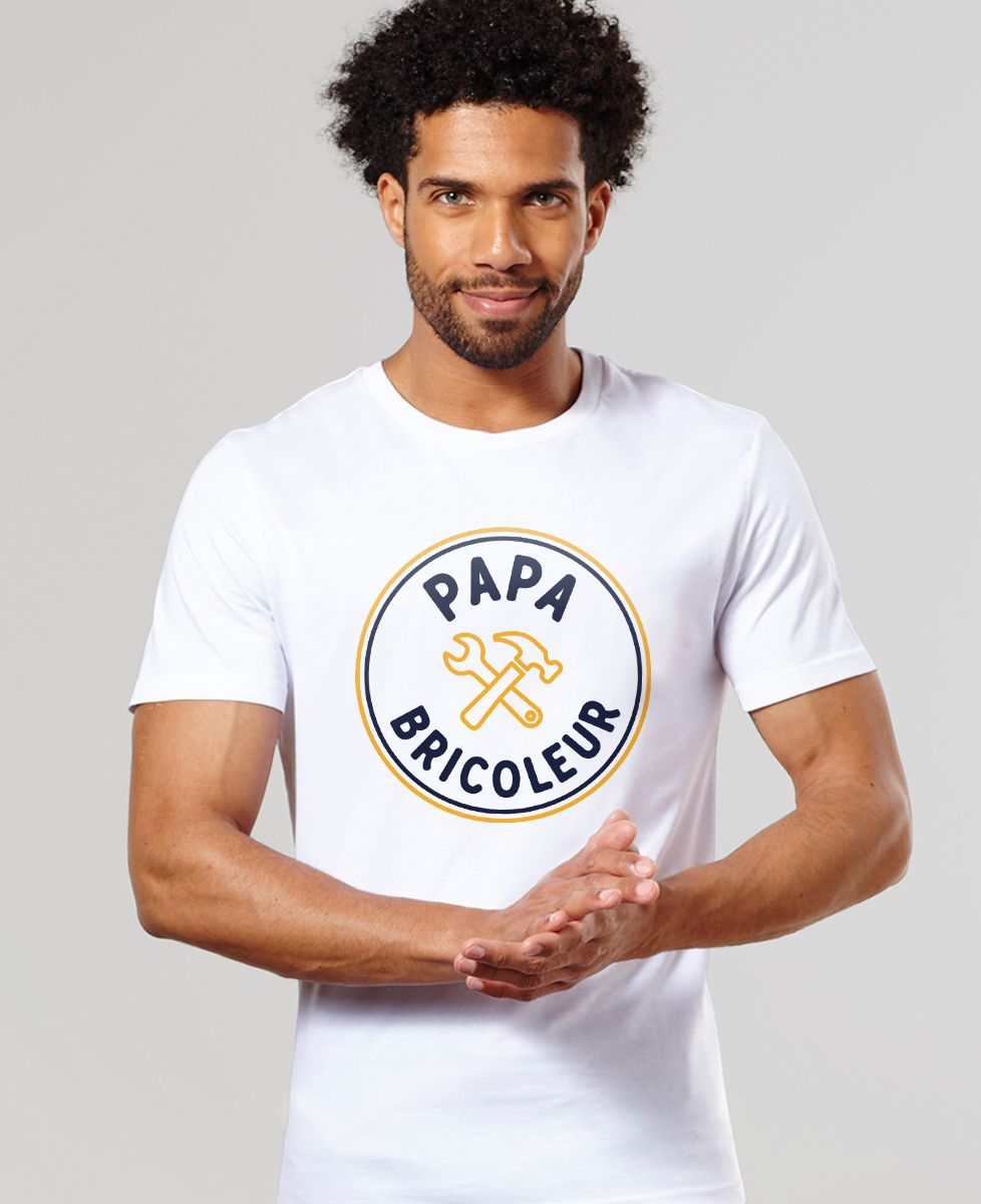 T-shirt homme Papa bricoleur - Duo assortis