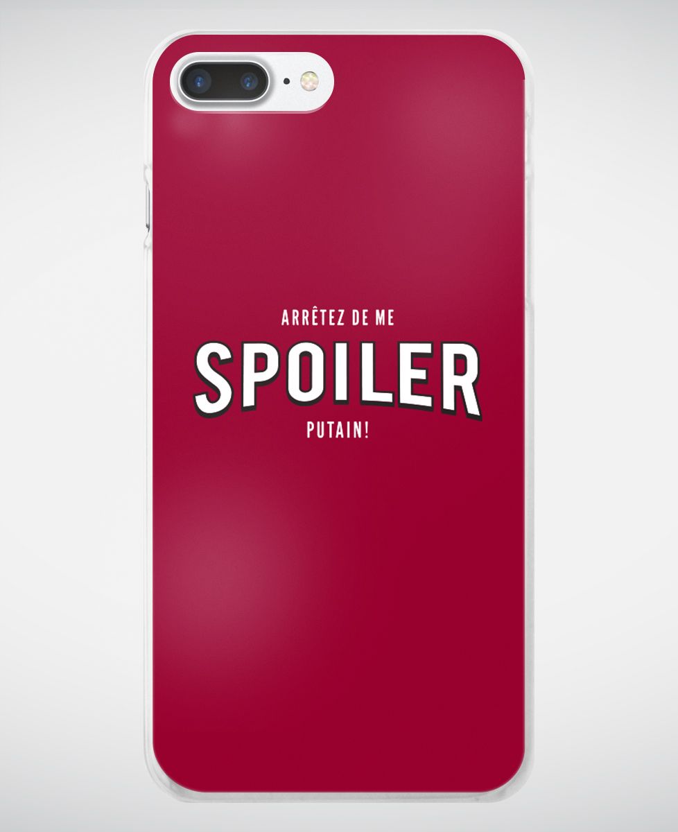 Coque smartphone Arrêtez de me spoiler