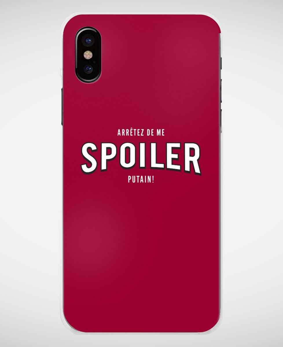 Coque smartphone Arrêtez de me spoiler