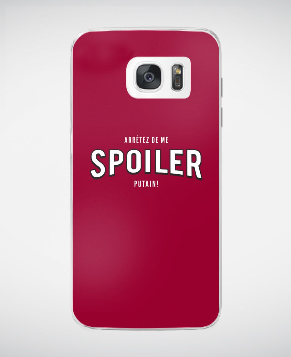 Coque smartphone Arrêtez de me spoiler