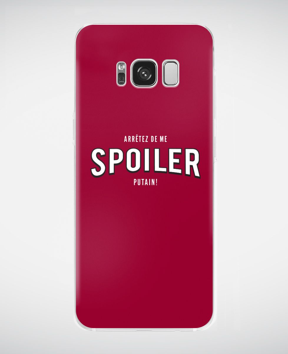 Coque smartphone Arrêtez de me spoiler