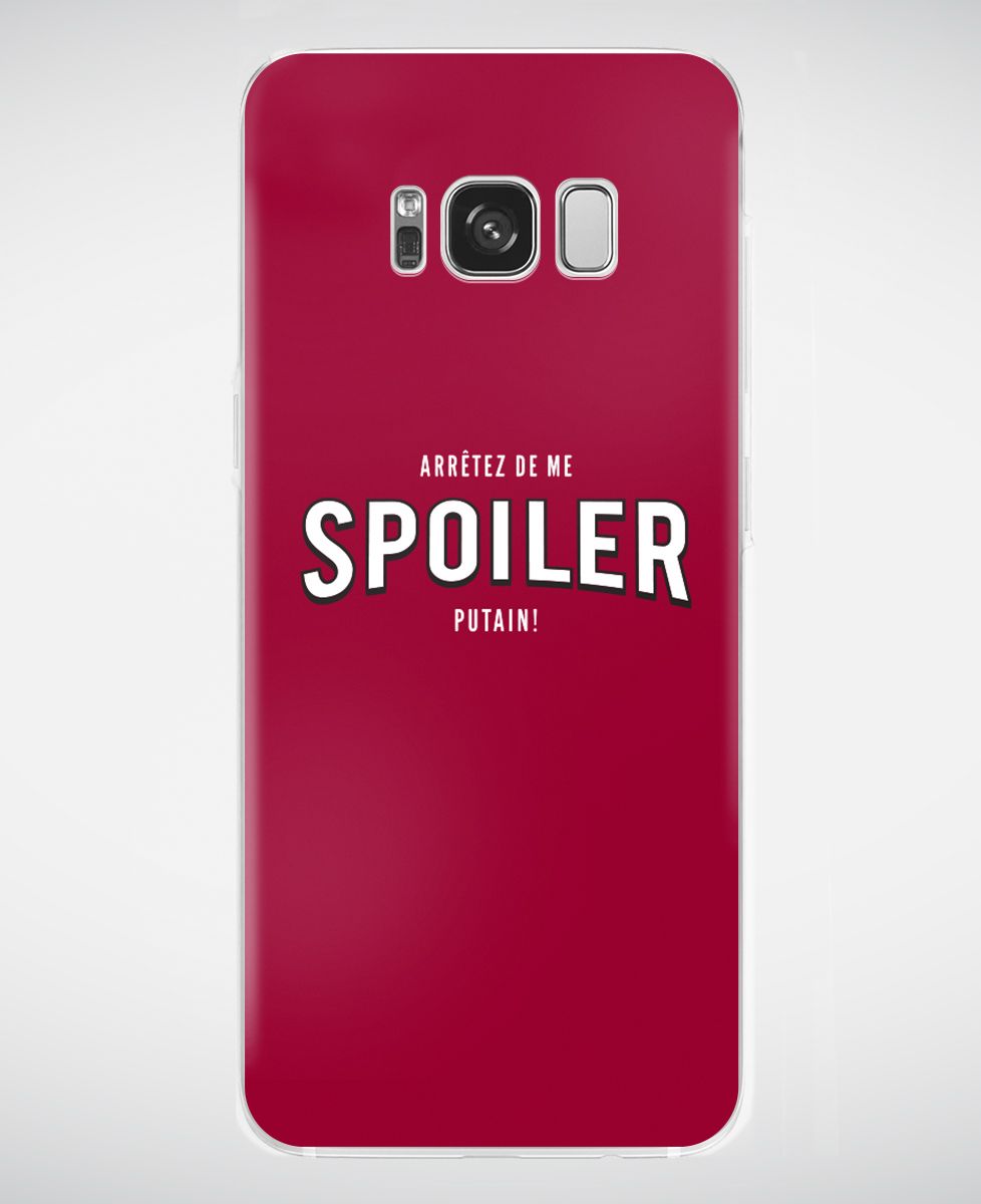 Coque smartphone Arrêtez de me spoiler