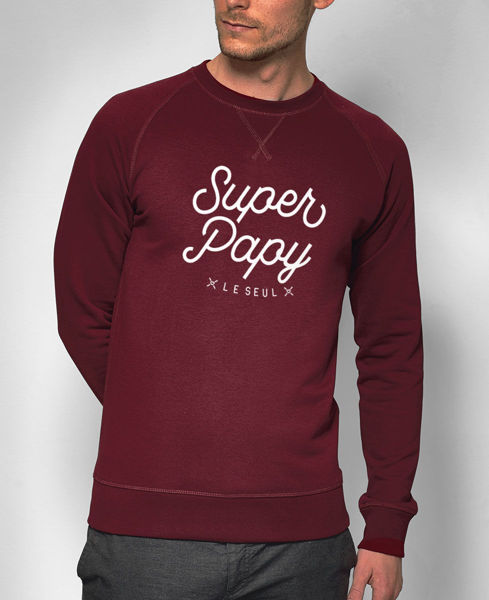 Sweatshirt homme Super Papy