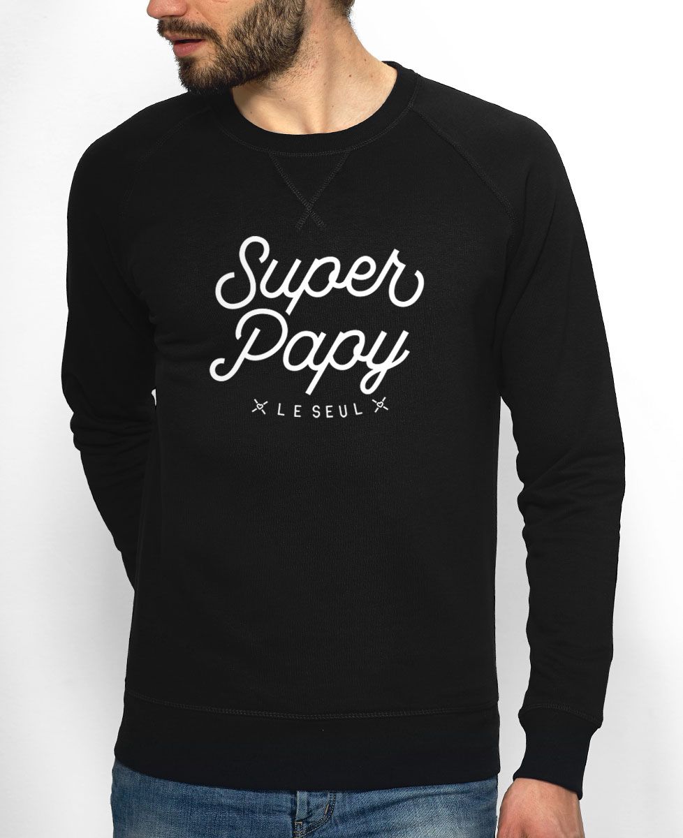 Sweatshirt homme Super Papy