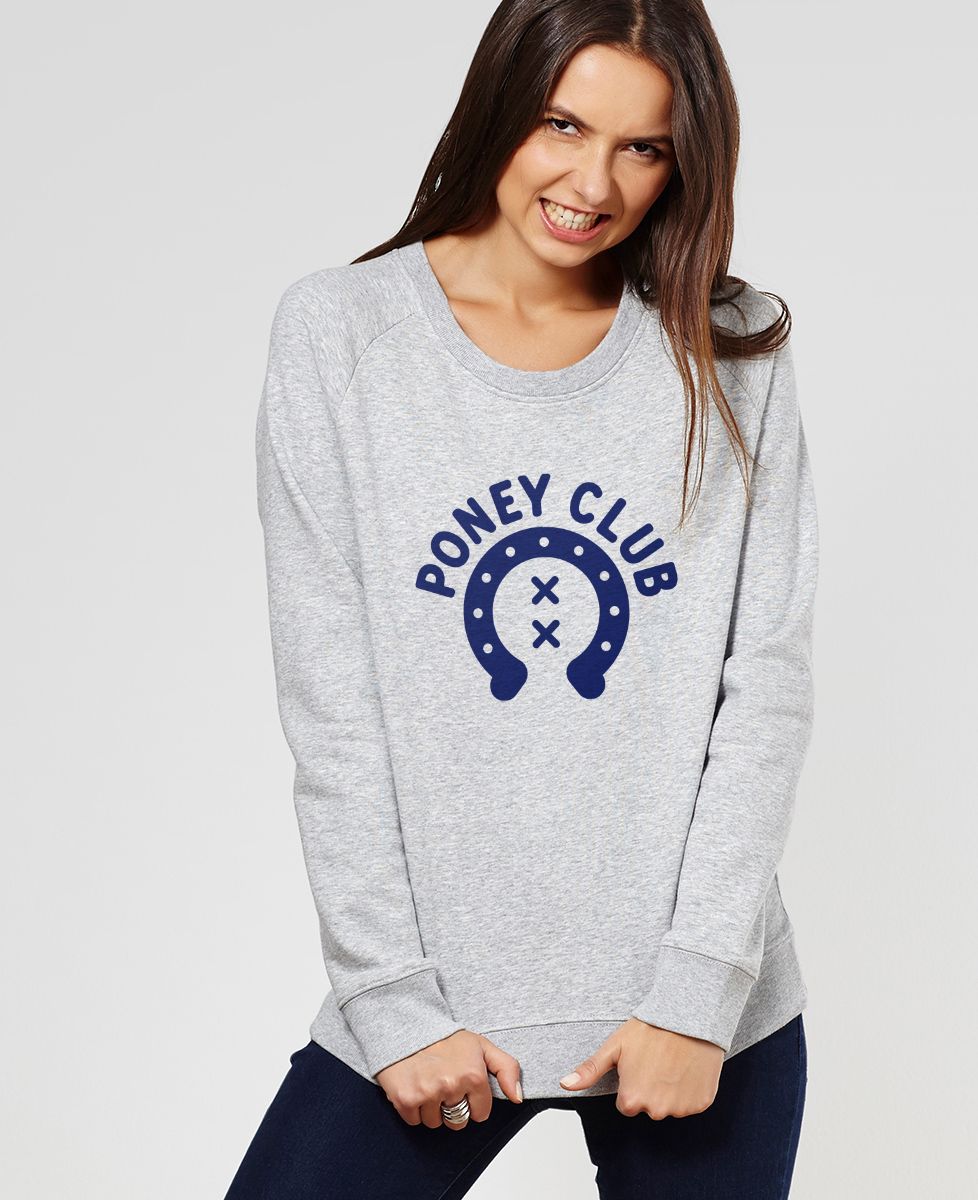 Sweatshirt femme Poney Club