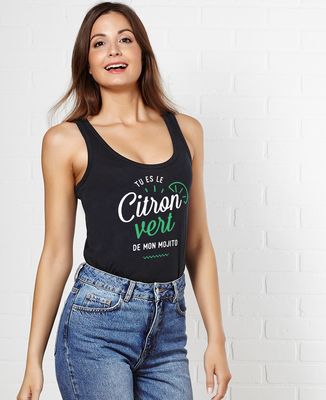 Débardeur femme Citron vert