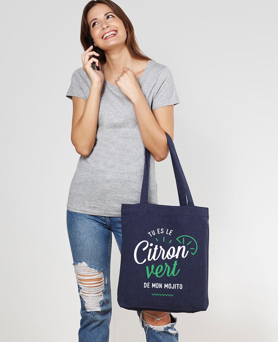 Tote bag Citron vert