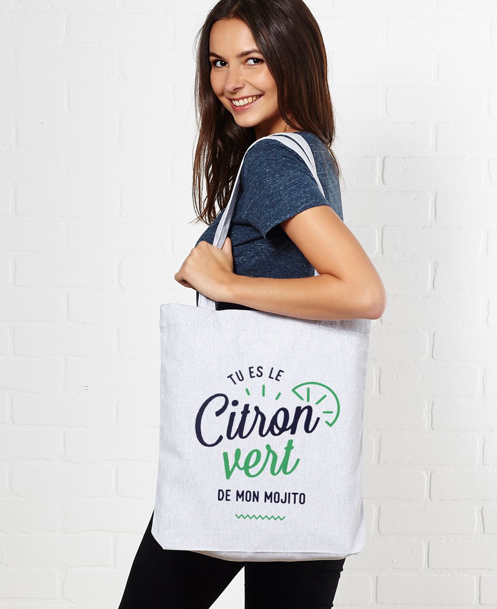 Tote bag Citron vert