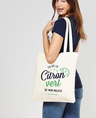 Tote bag Citron vert