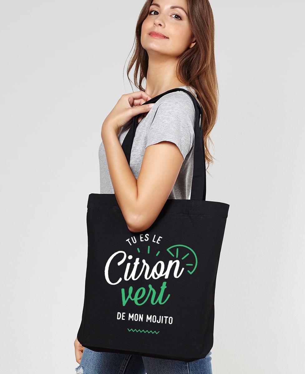 Tote bag Citron vert