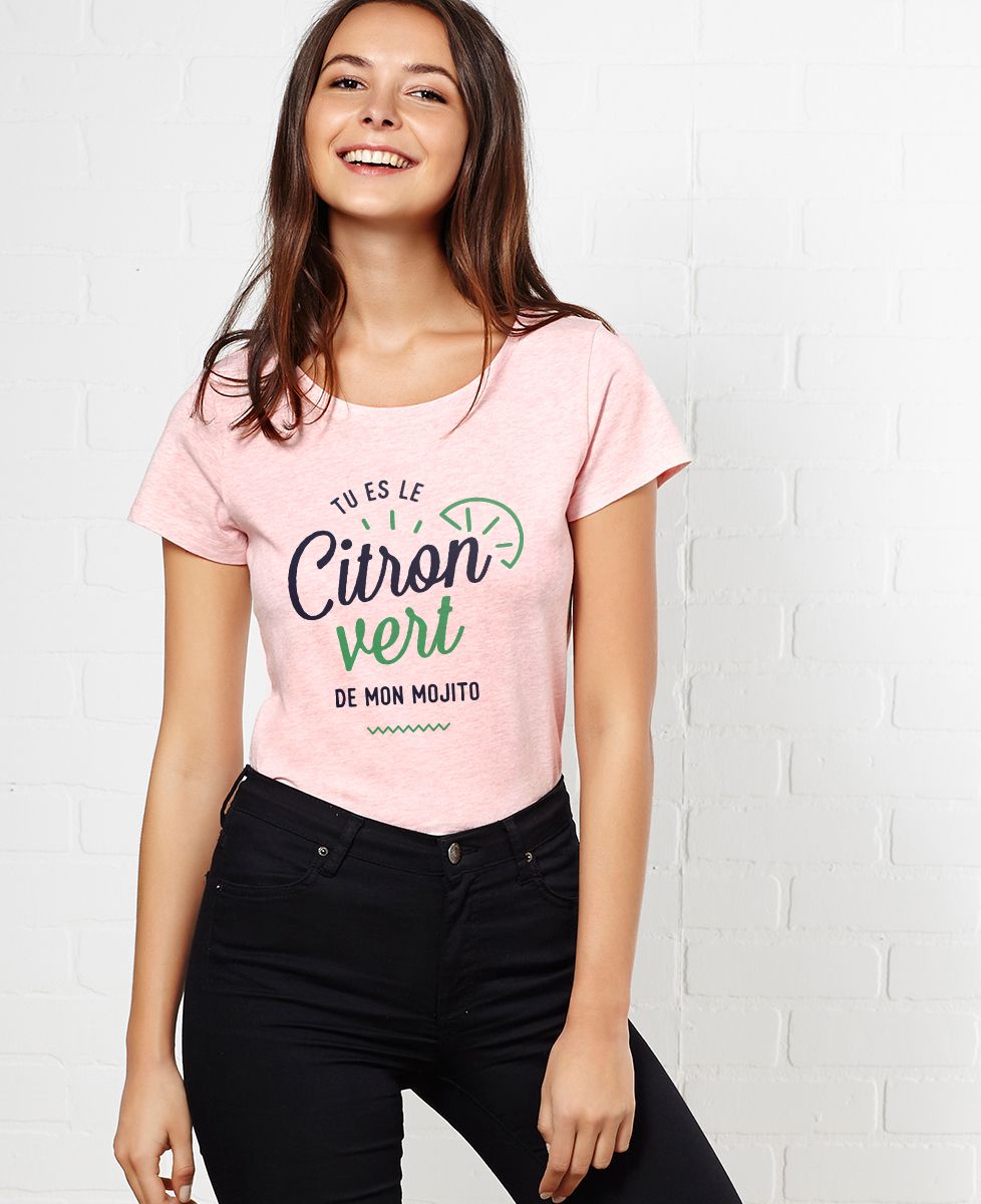 T-Shirt femme Citron vert