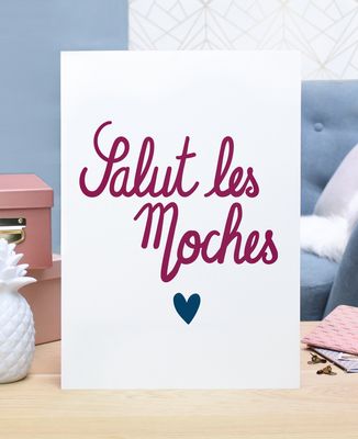 Affiche Salut les moches coeur