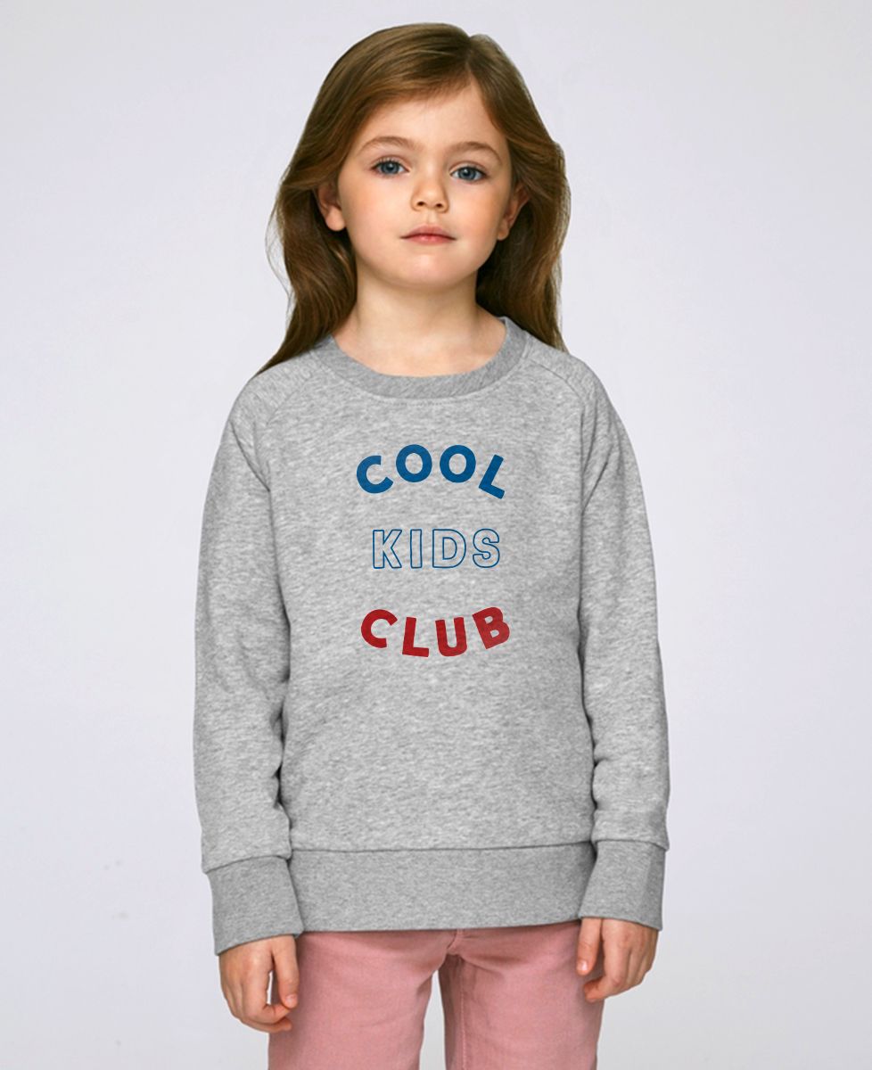 Sweatshirt enfant Club Kids Cool - Cadeaux Papa, Cadeaux Maman, Duo assortis