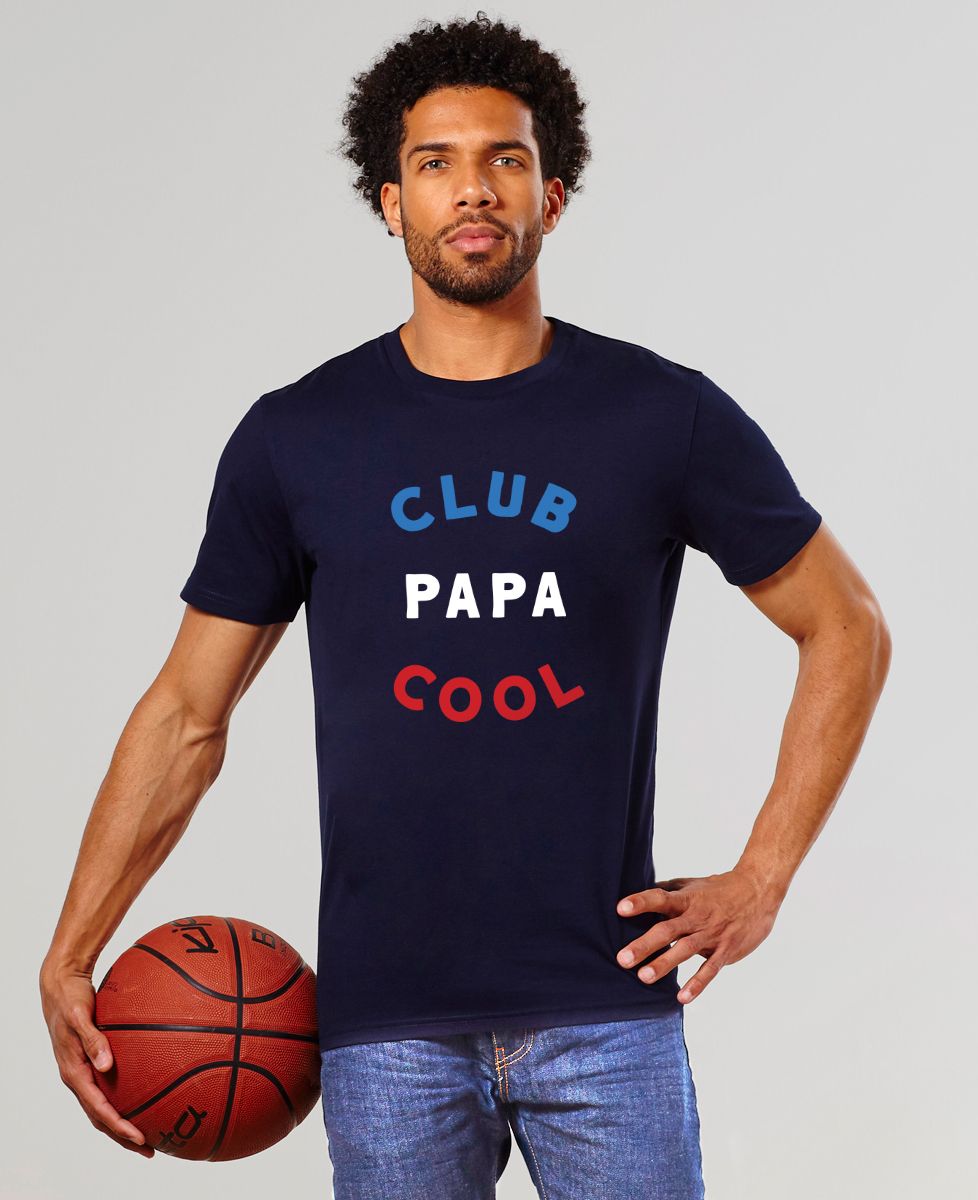 T-shirt homme Club Papa Cool - Cadeaux Papa, Cadeaux Maman, Duo assortis