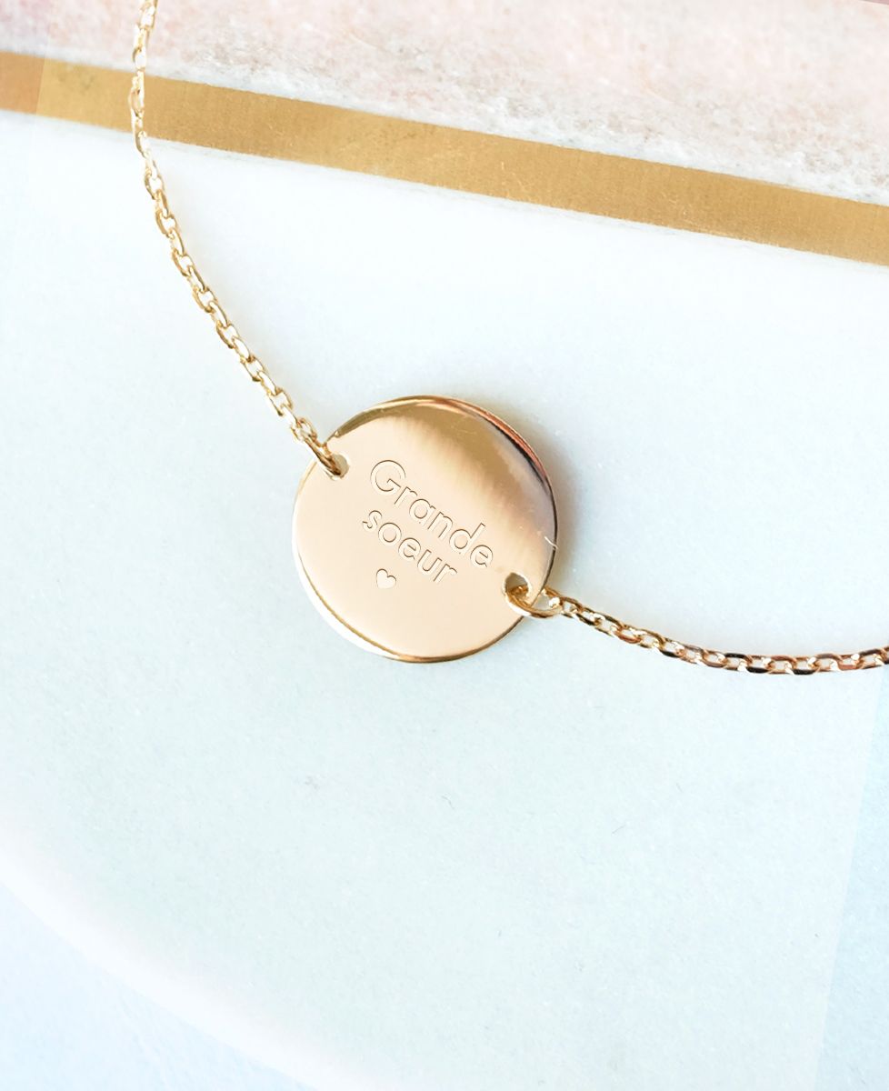 Bracelet Grande Soeur plaqué or