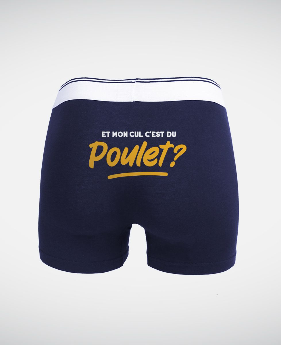 Boxer Et mon cul c'est du poulet ? - Cadeaux Couple, Duo assortis