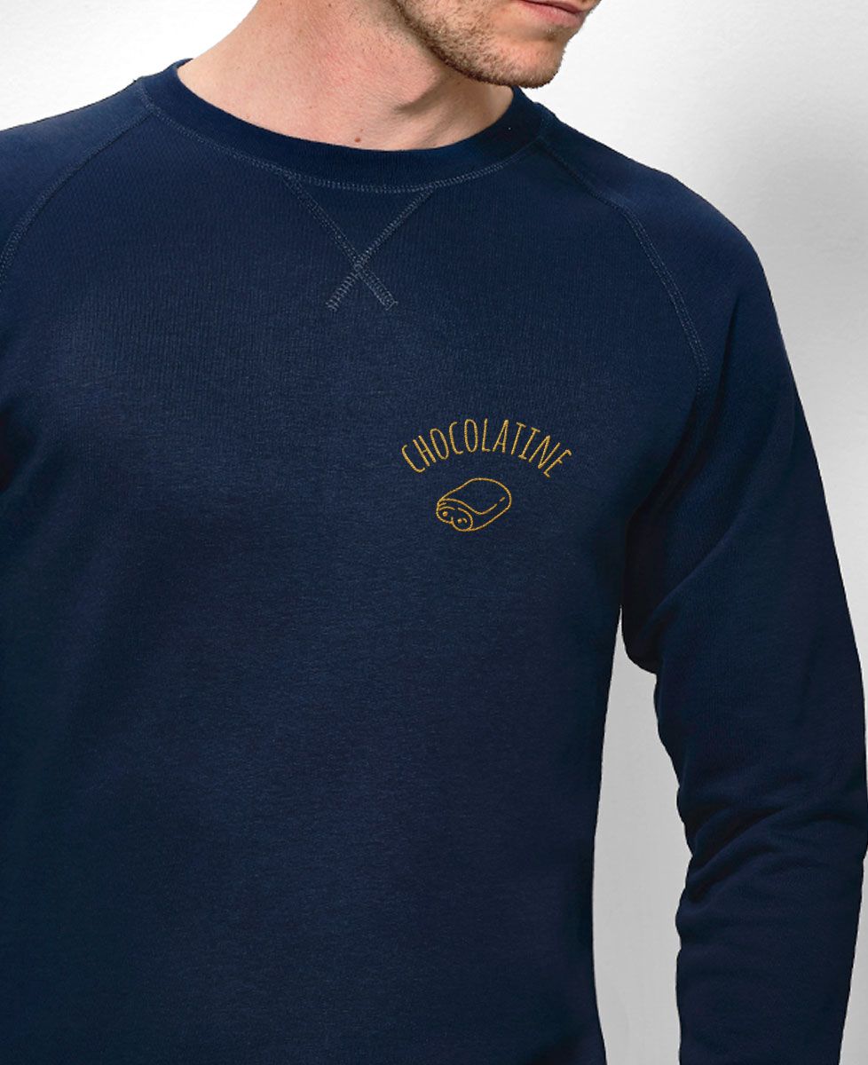 Sweatshirt homme Chocolatine brodé