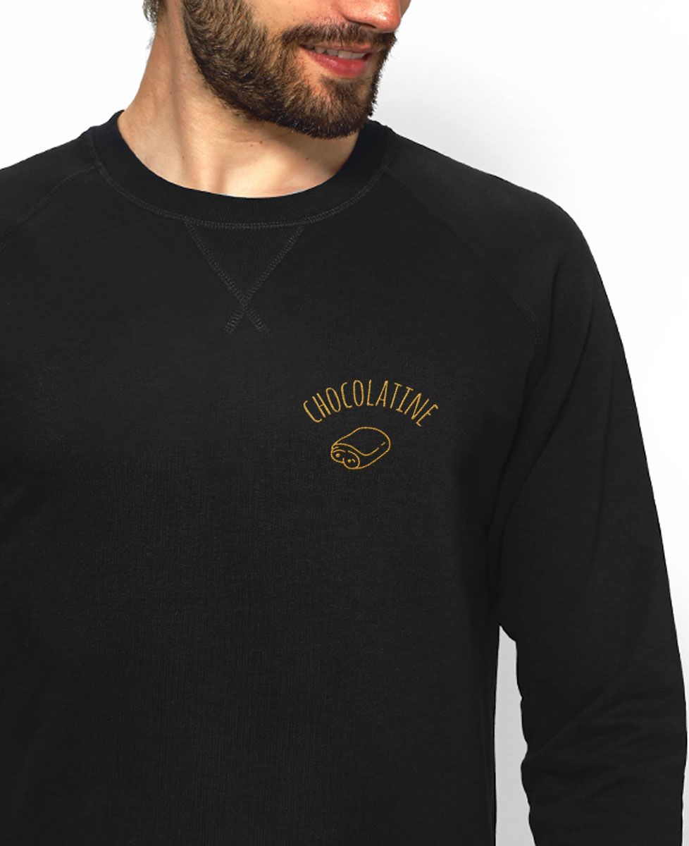 Sweatshirt homme Chocolatine brodé