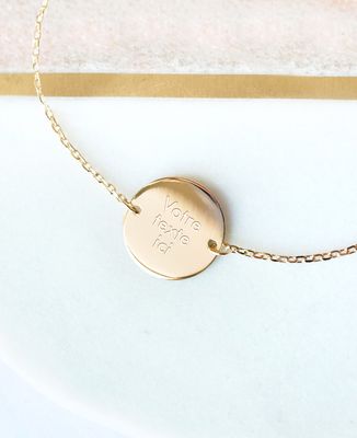 Bracelet Plaqué or Personnalisé - Cadeaux Maman, Future Maman, Cadeaux Couple