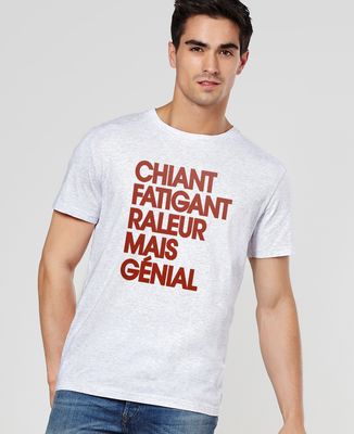 T-Shirt homme Chiant fatiguant râleur mais génial