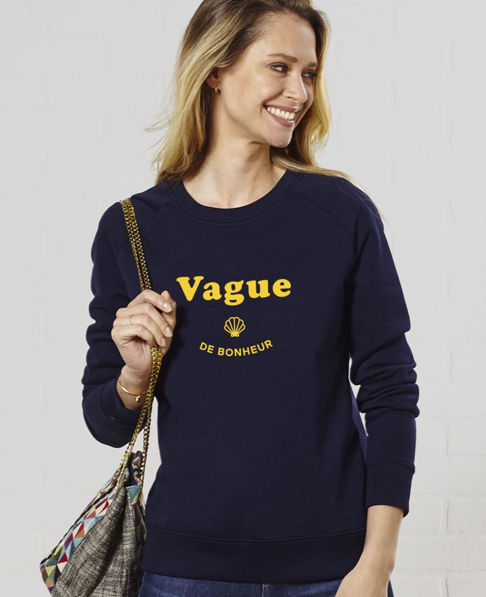 Sweatshirt femme Vague de bonheur