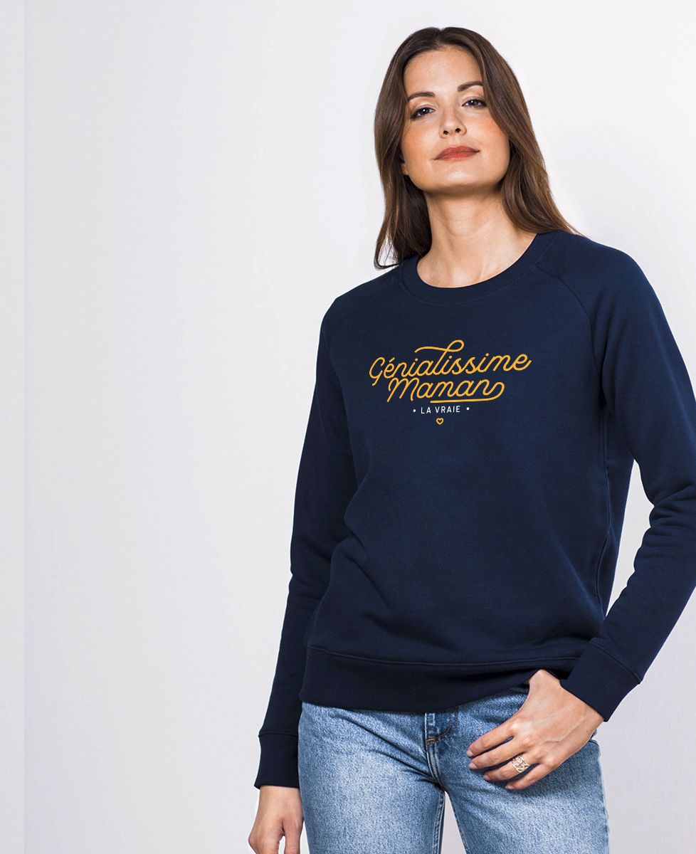 Sweatshirt femme Génialissime maman