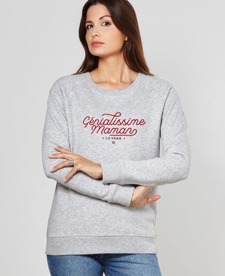 Sweatshirt femme Génialissime maman