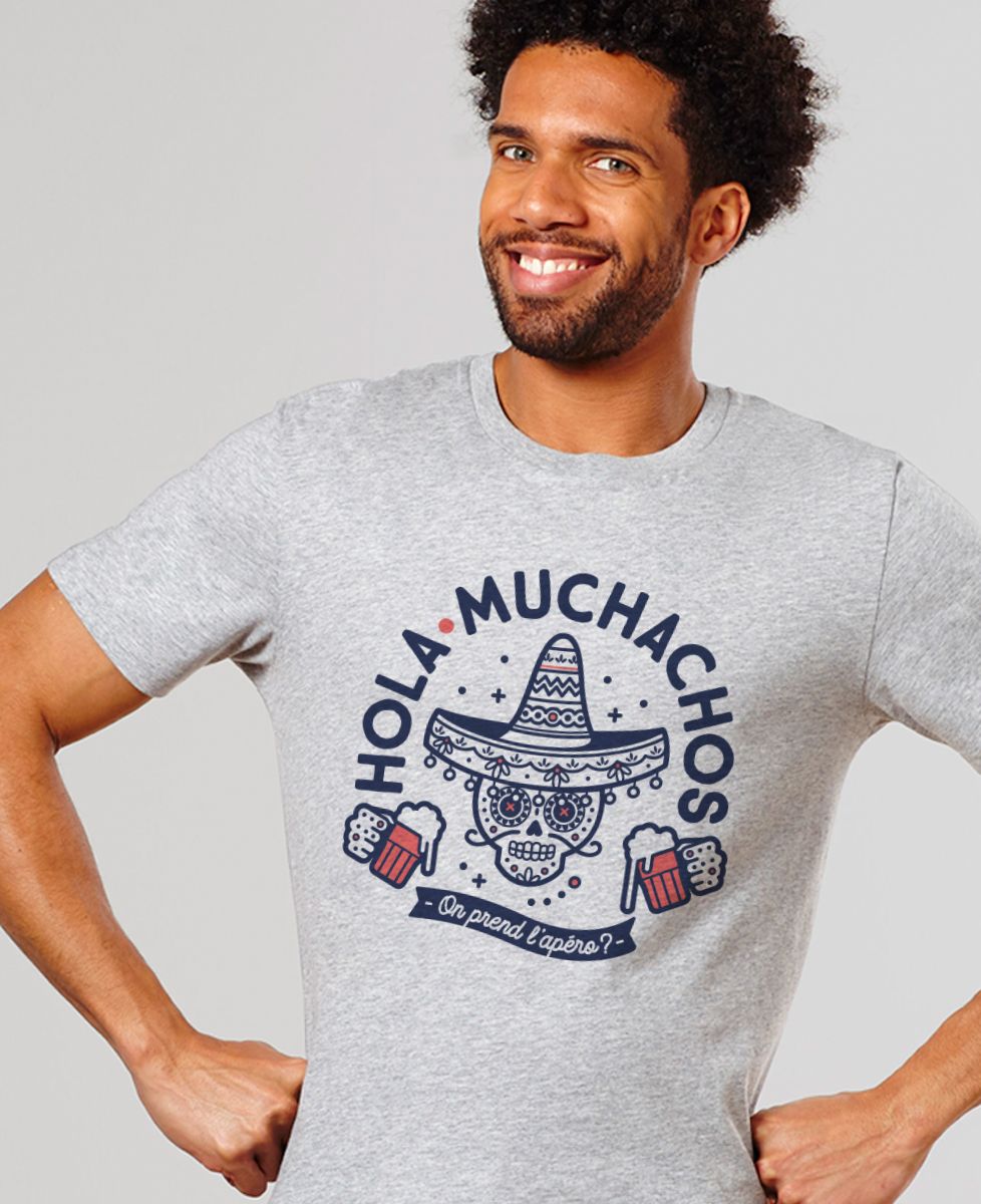 T-shirt homme Hola muchachos, on prend l'apéro ? - Apéro