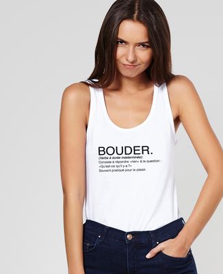 Débardeur femme Bouder définition