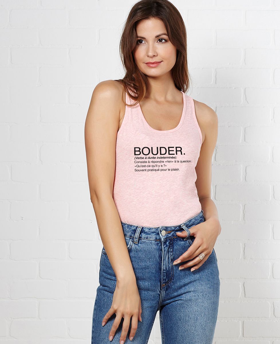 Débardeur femme Bouder définition