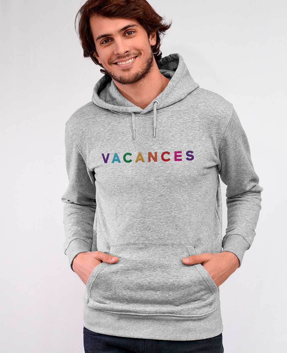 Hoodie homme Vacances (brodé)