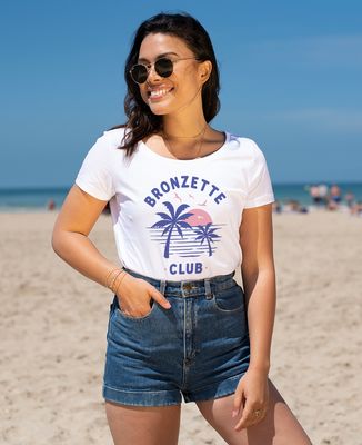T-shirt femme Bronzette Club