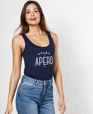Débardeur femme Et 1, et 2 et apéro