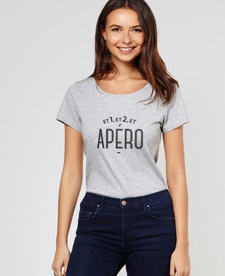 T-Shirt femme Et 1, et 2 et apéro