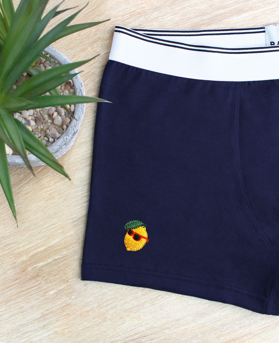 Boxer Limone fresco (ricamato)