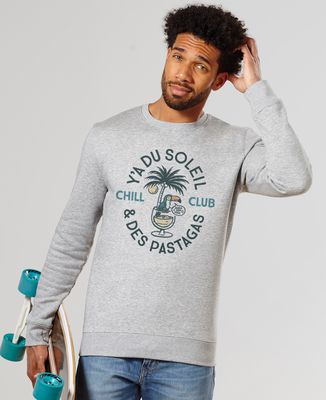 Sweatshirt homme Y'a du soleil et des pastagas - Apéro