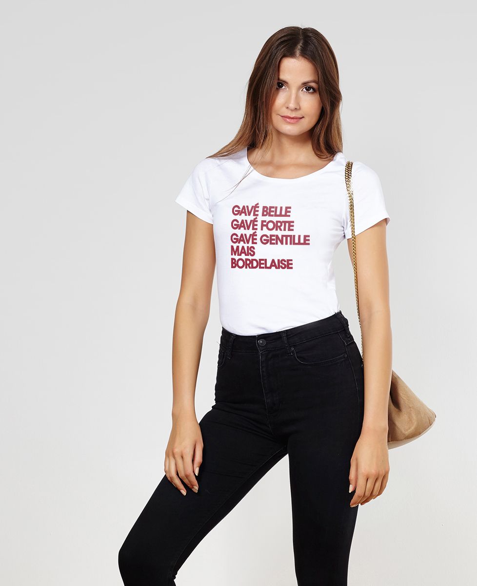 T-shirt femme Gavé Belle Bordeaux