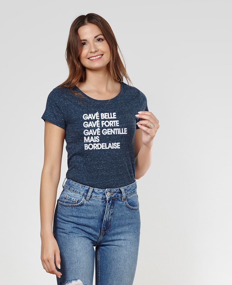 T-Shirt femme Gavé Belle Bordeaux