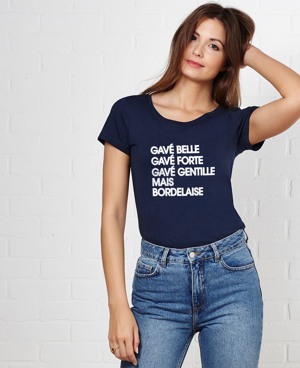 T-Shirt femme Gavé Belle Bordeaux