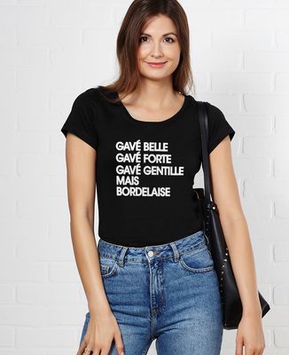 T-Shirt femme Gavé Belle Bordeaux