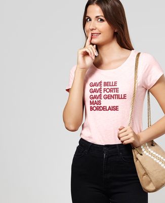 T-Shirt femme Gavé Belle Bordeaux