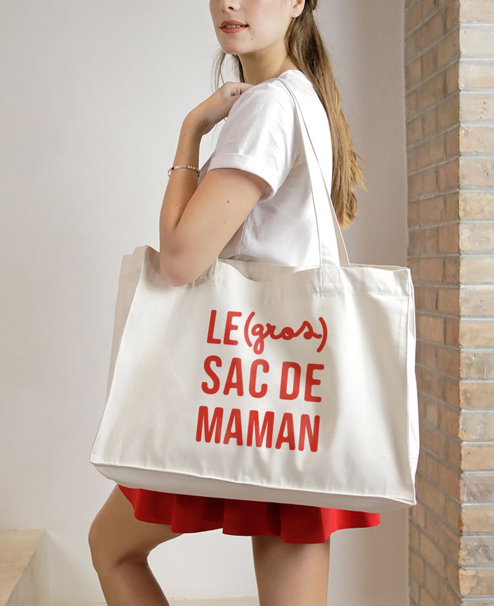Maxi Totebag Le (gros) sac de maman Madame TSHIRT Accessoire
