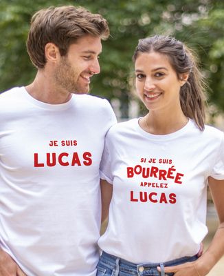 T-shirt femme Si je suis bourrée personnalisé - Apéro, Cadeaux Couple, Duo assortis, EVJF