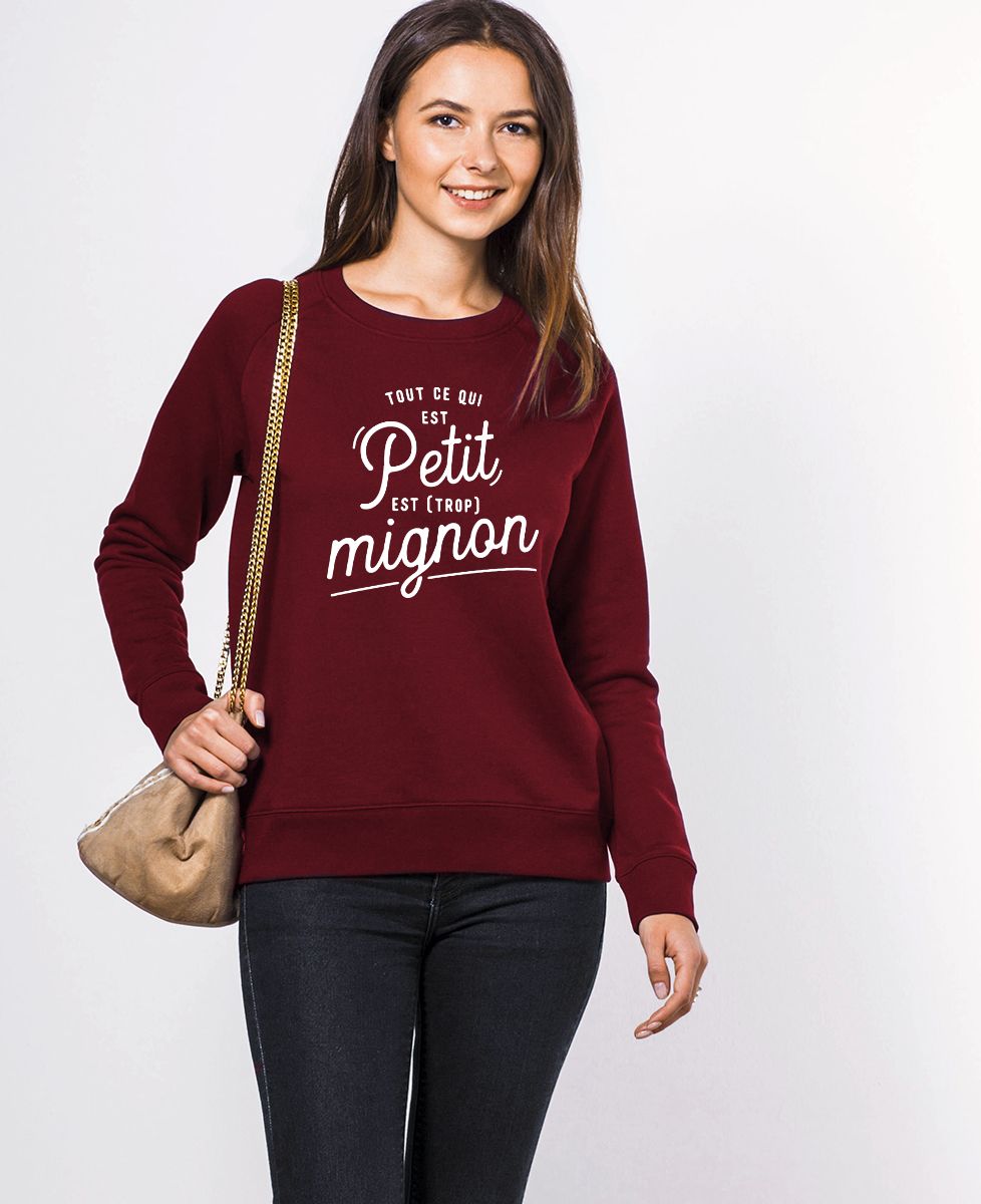 Sweatshirt femme Tout ce qui est petit