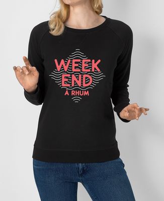 Sweatshirt femme Weekend à rhum