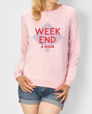 Sweatshirt femme Weekend à rhum