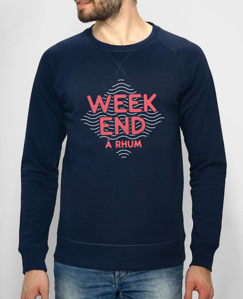 Sweatshirt homme Weekend à rhum