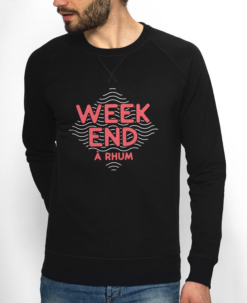Sweatshirt homme Weekend à rhum