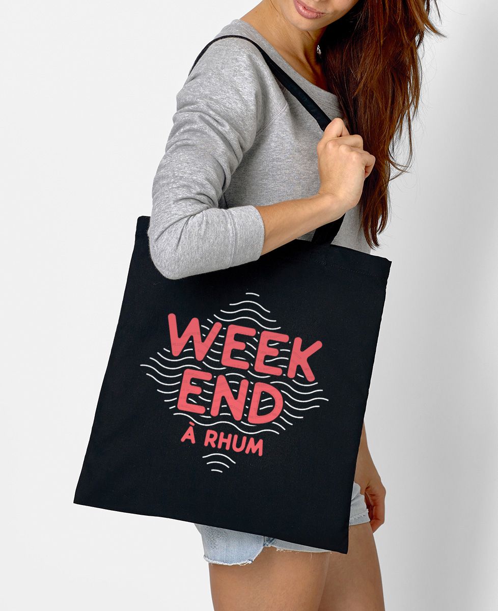 Tote bag Weekend à rhum