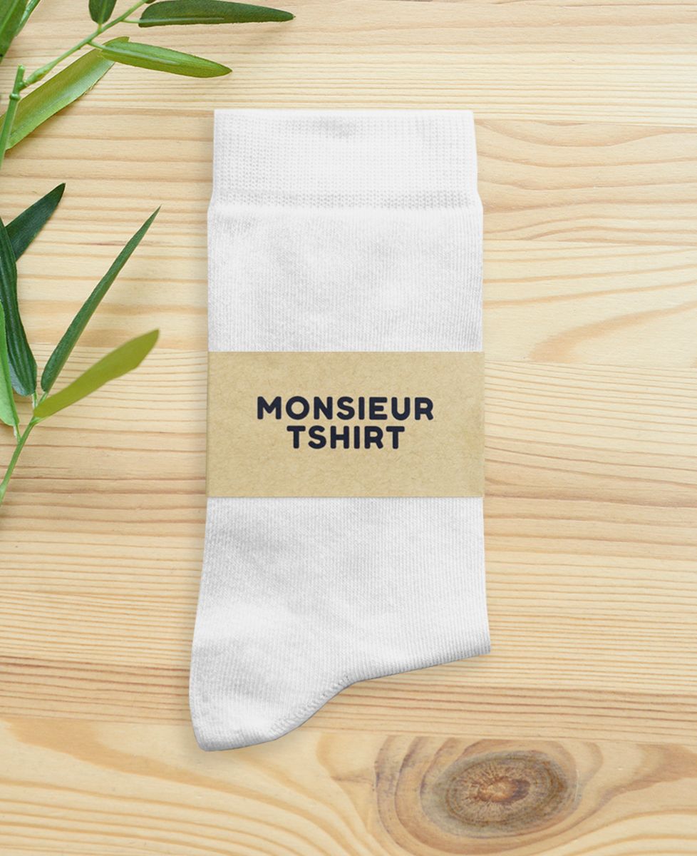 Herensokken Gepersonaliseerde geborduurde tekst - Sport, Aperitief, Geschenken voor koppels, Bruiloft